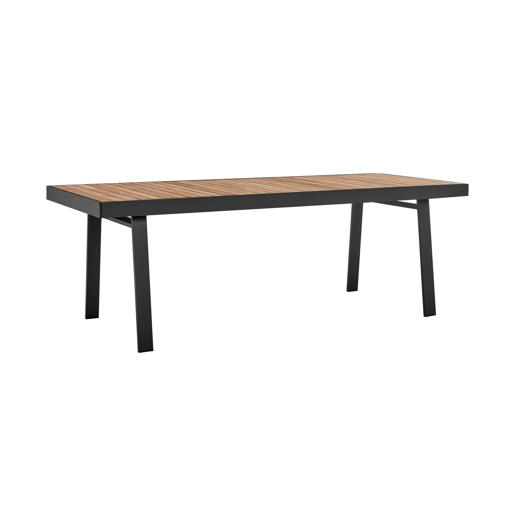 Nofi Outdoor Patio 9 Piece Dining Set in Charcoal Finish with Taupe Cushions - Image 5