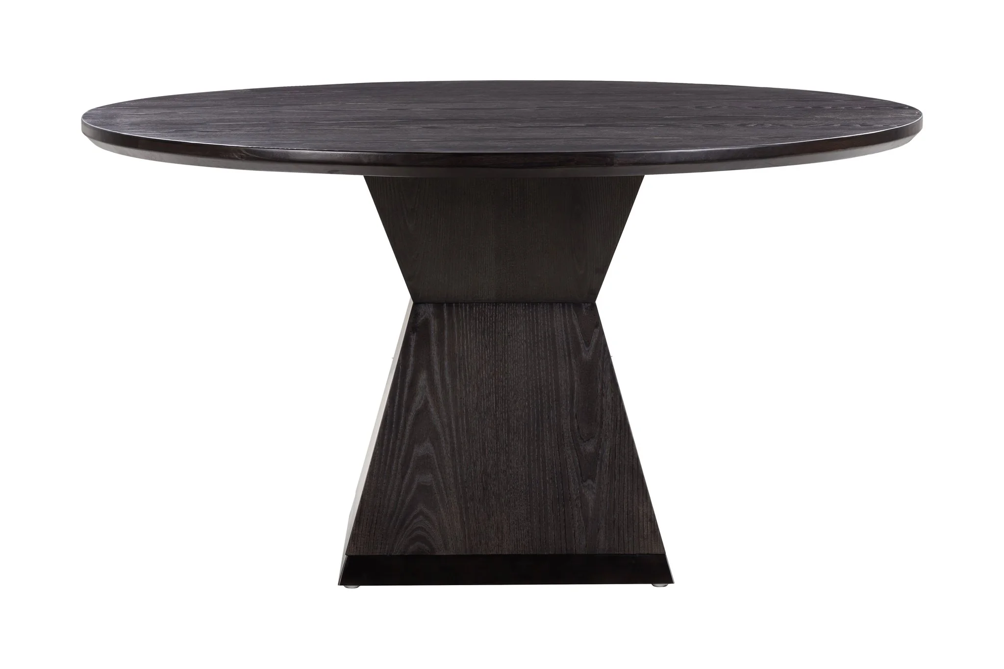 Nolan Black Round Wood Dining Table - Image 3
