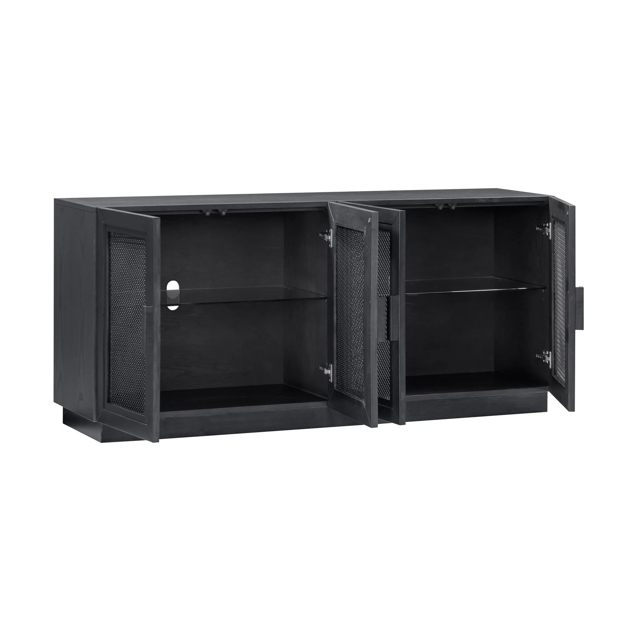 Nolan Black Wood Media Console - Image 4