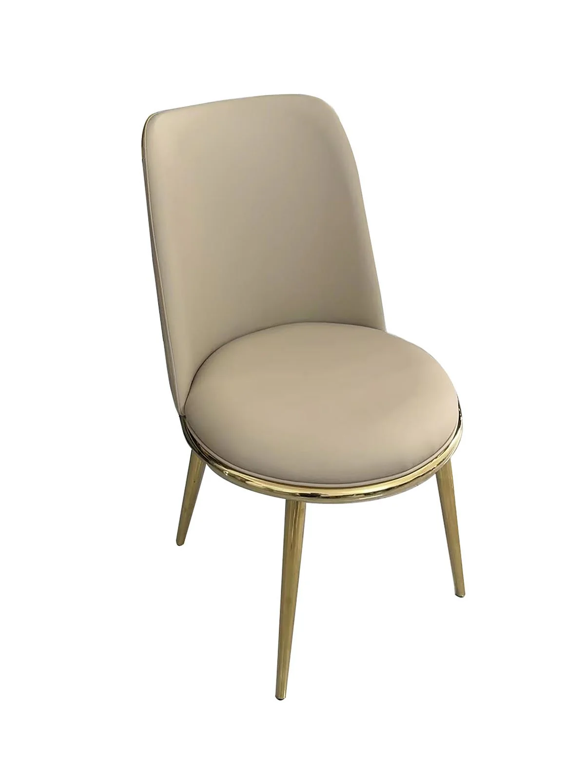 Norelli Side Chair (2/CTN), Gold/Taupe - Image 3