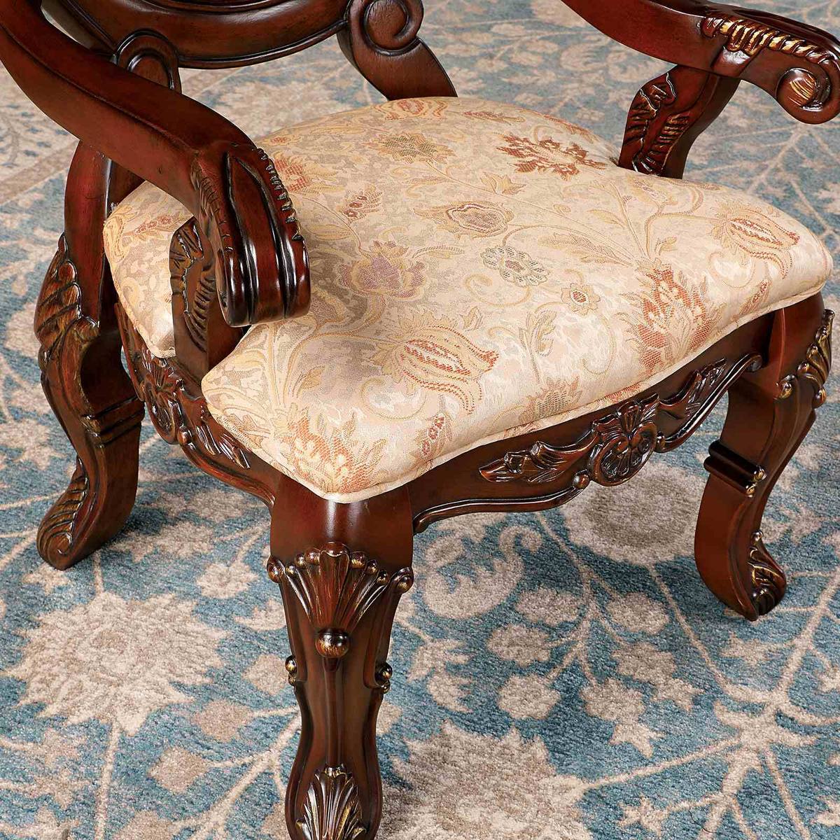 Normandy 9 Pc. Dining Table Set (2AC+6SC) - Image 2