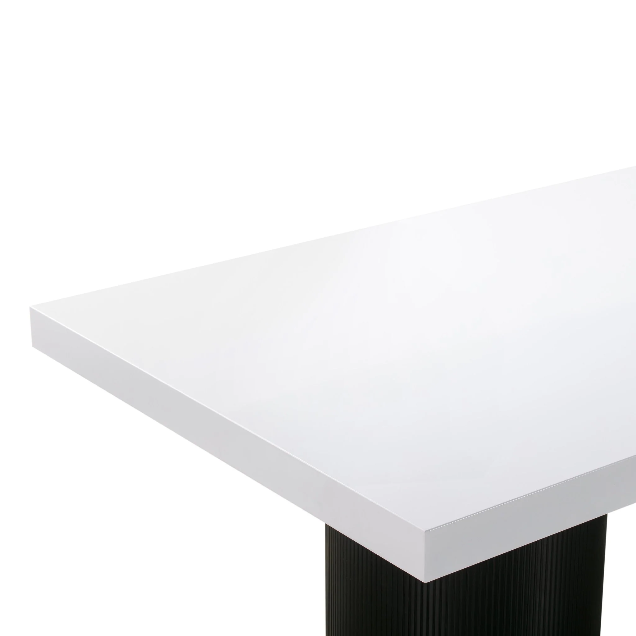 Nova White Lacquer Dining Table - Image 6