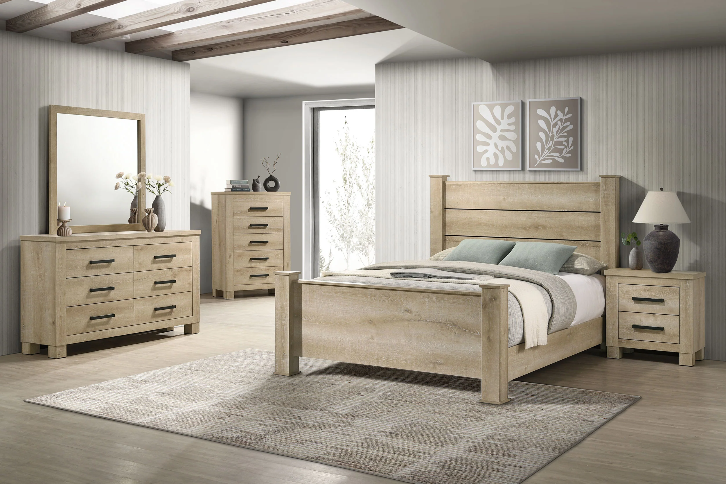 Oakglen Panel Bed - Image 10