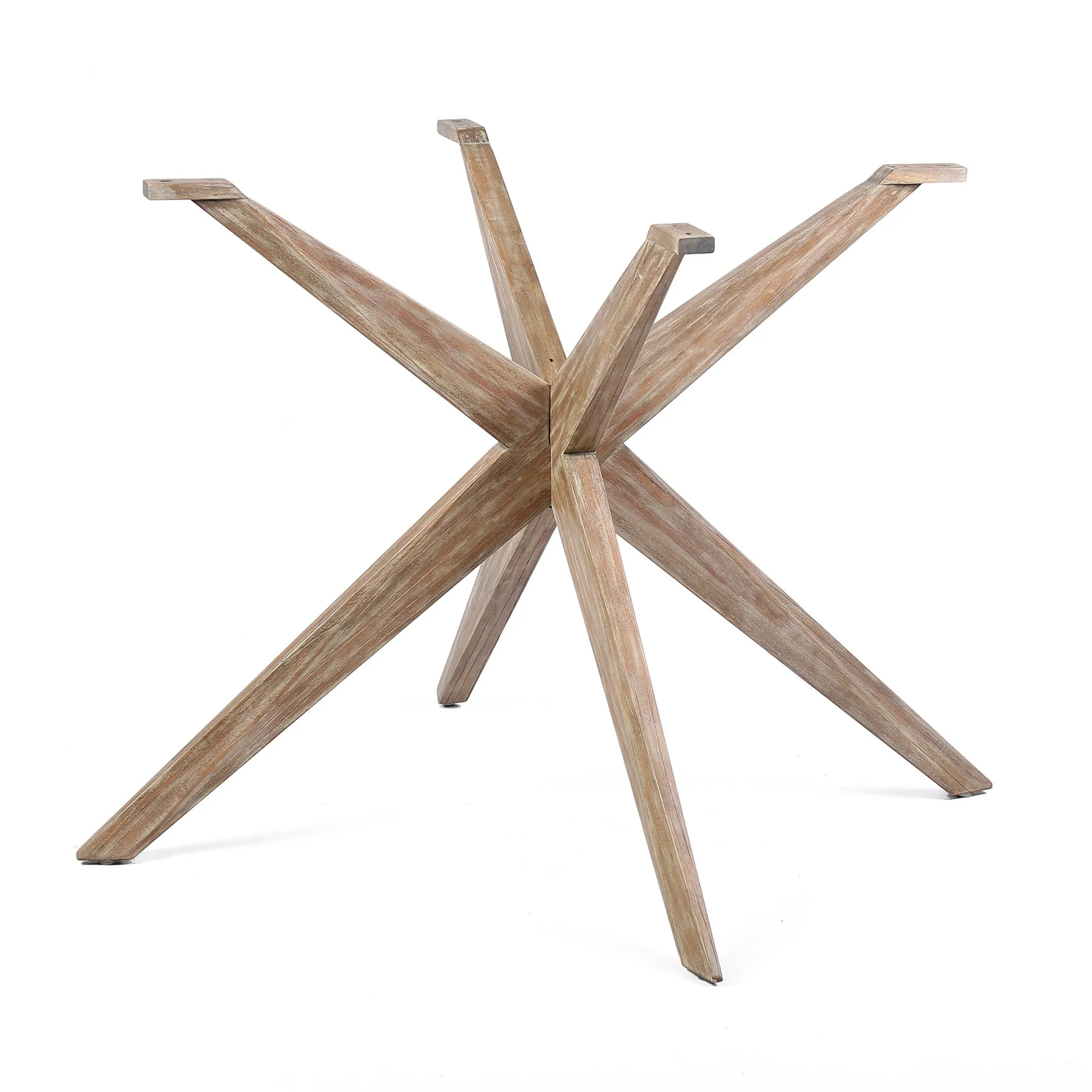 Oasis and Beckham 5 Piece Dining Set in Light Eucalyptus Wood with Charcoal Rope - Image 5