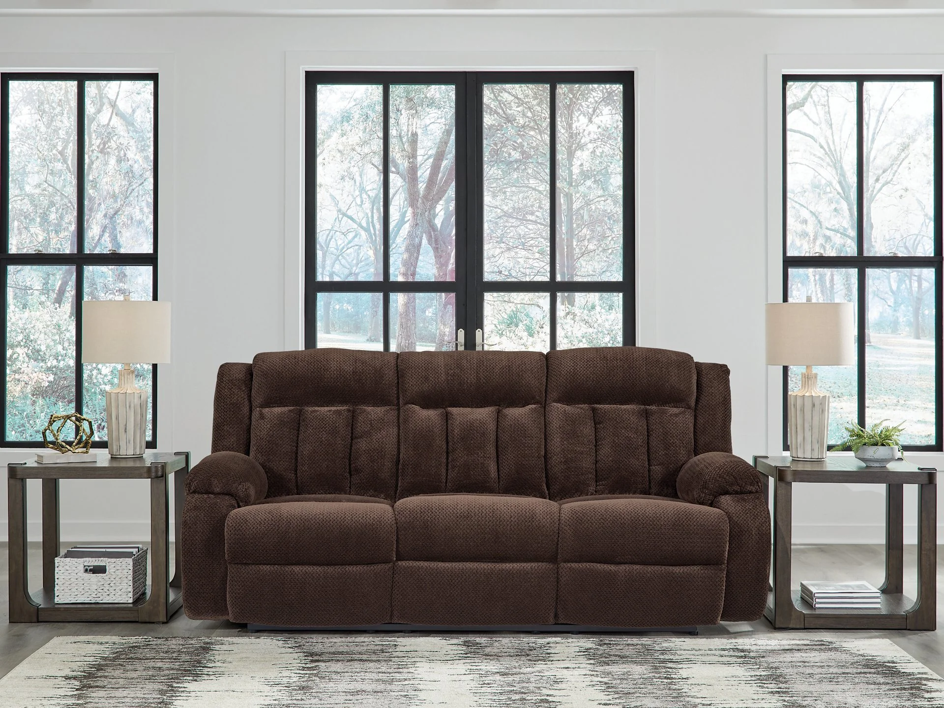 Observation Power Reclining Sofa with Drop Down Table - Image 13