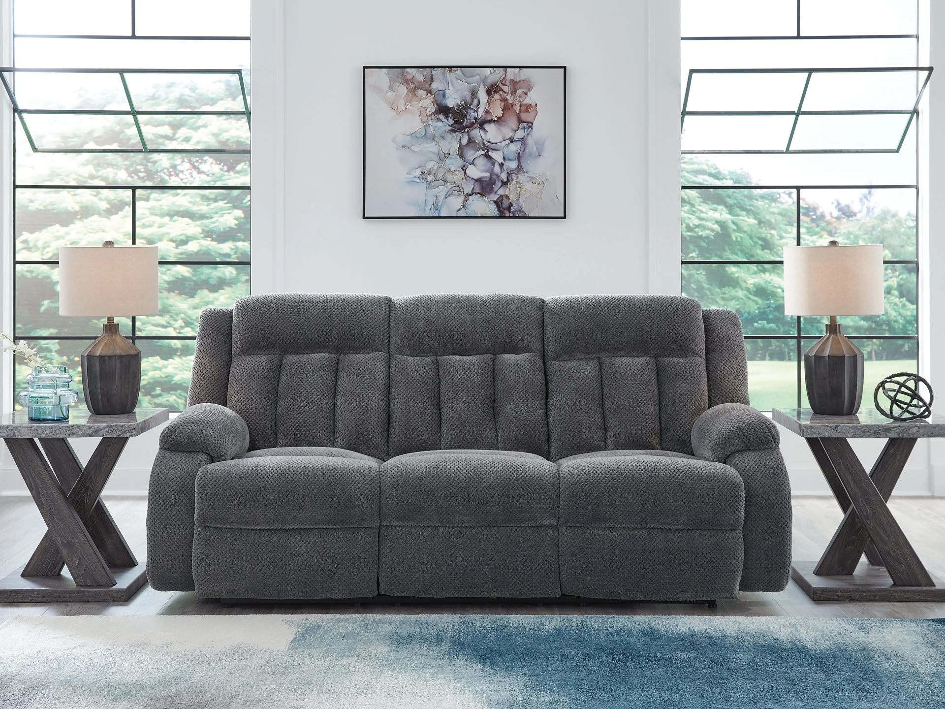 Observation Power Reclining Sofa with Drop Down Table - Image 2