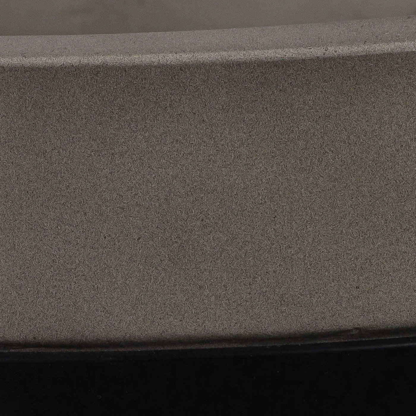 Obsidian Medium Indoor or Outdoor Planter in Gray Concrete with Black Accent - Image 5