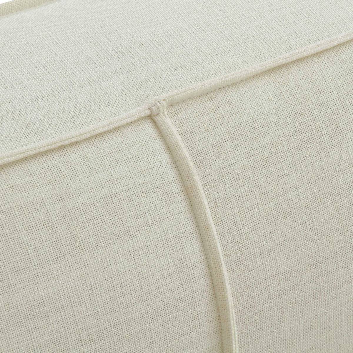 Olafur Cream Linen Sofa - Image 5