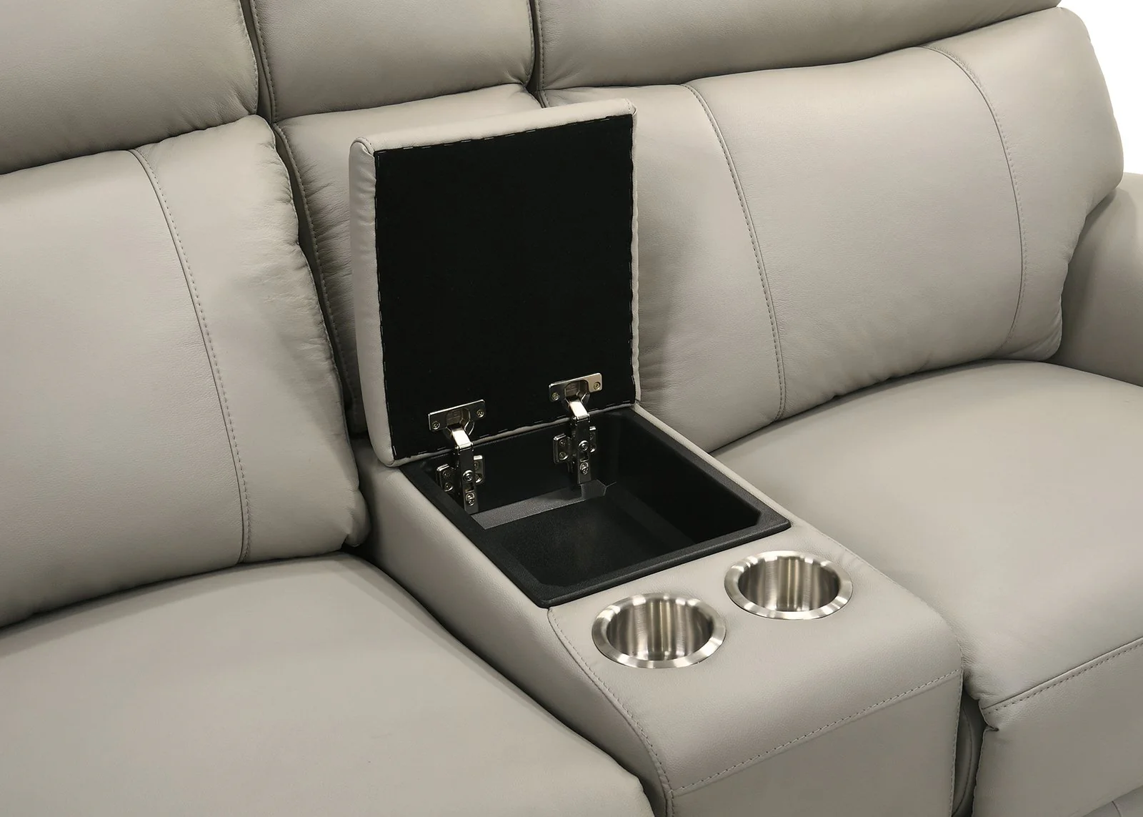 Oliverus Power Sectional, Taupe - Image 7