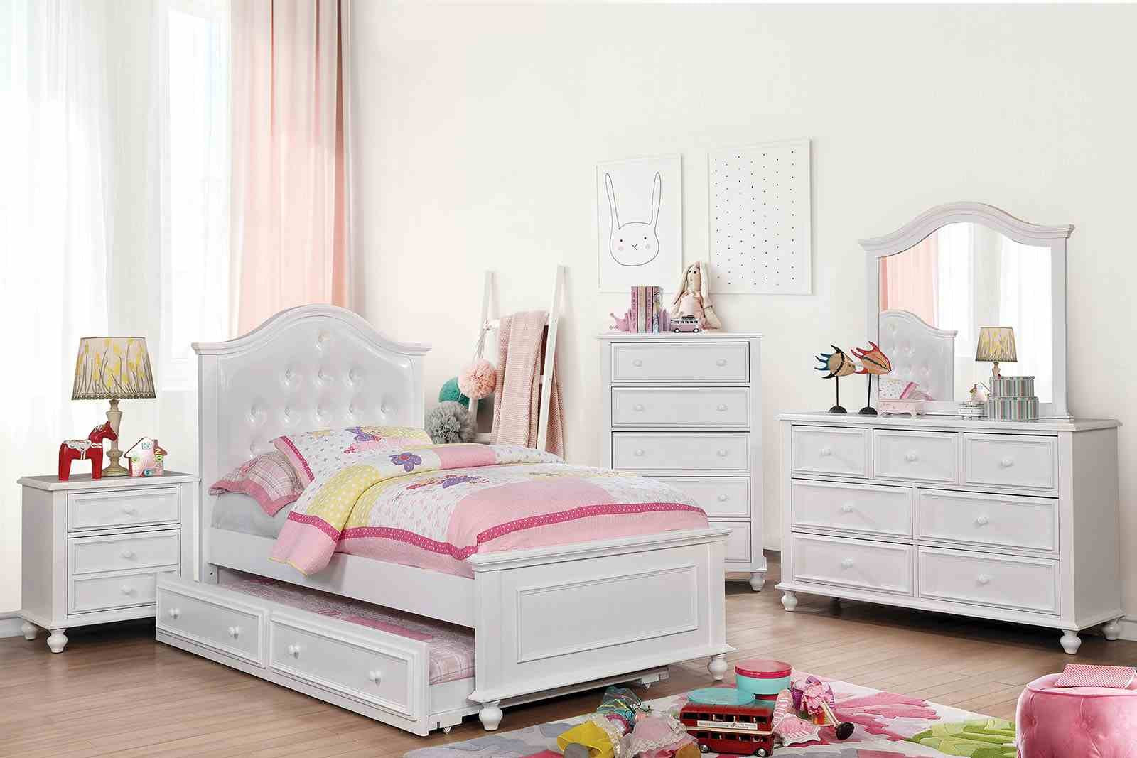 Olivia Full Bed, White - Image 4