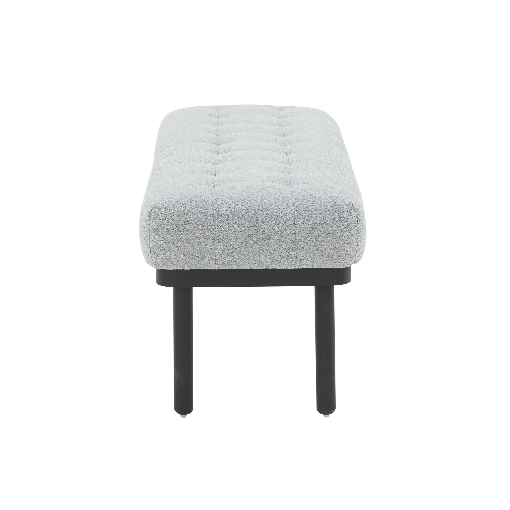 Olivia Grey Boucle Bench - Image 4