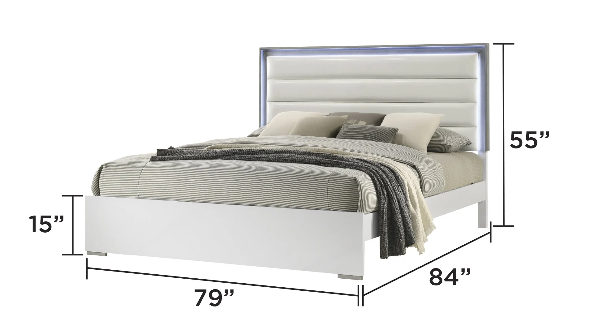 Olivia King 4PC Bedroom Set - Image 4