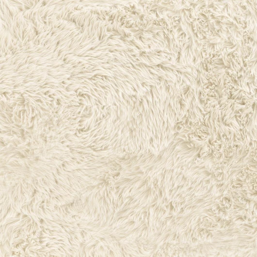 Ollie Natural Straight Vegan Shearling Large Bench - Image 7