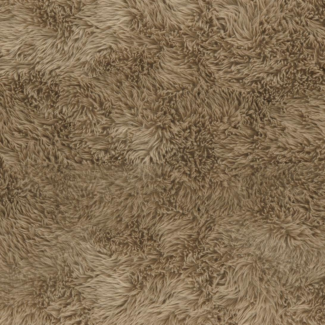 Ollie Taupe Straight Vegan Shearling Large Bench - Image 7