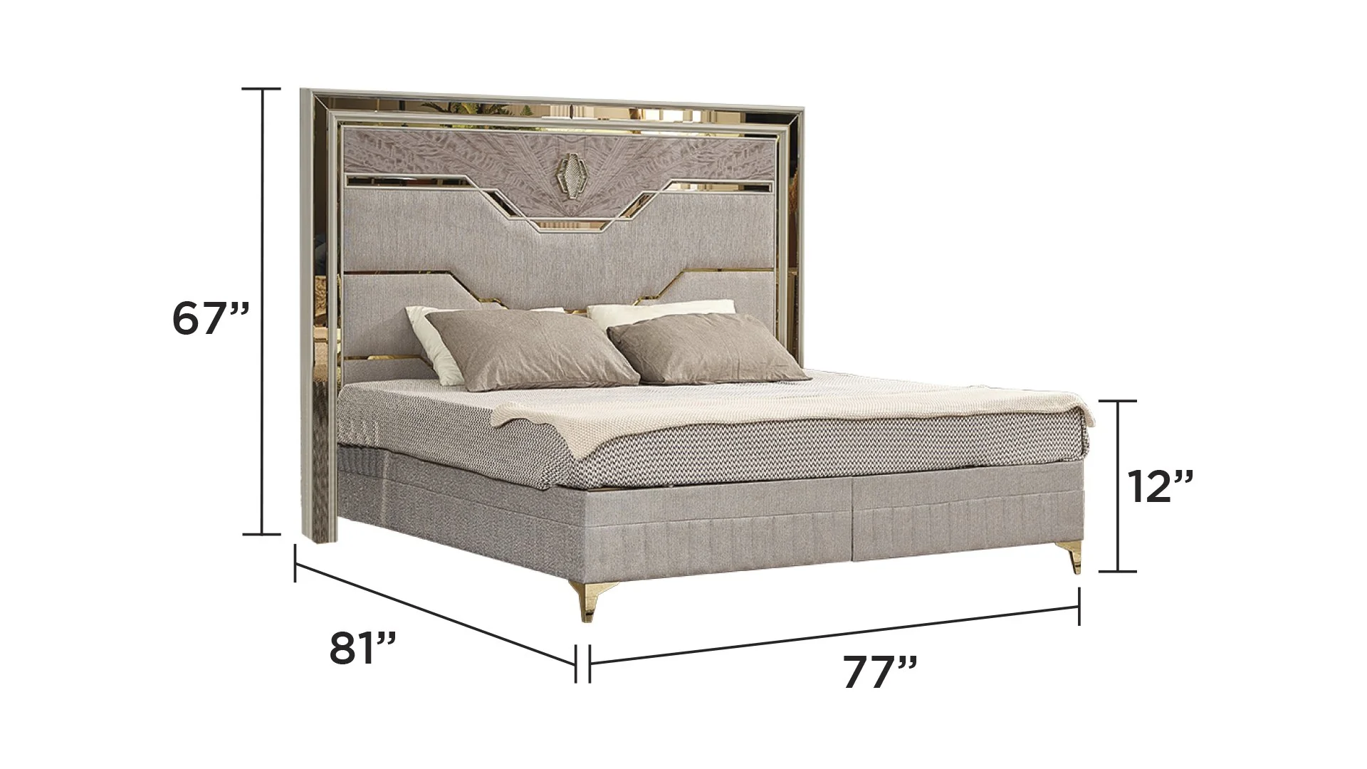 Omary King 5PC Bedroom Set - Image 4