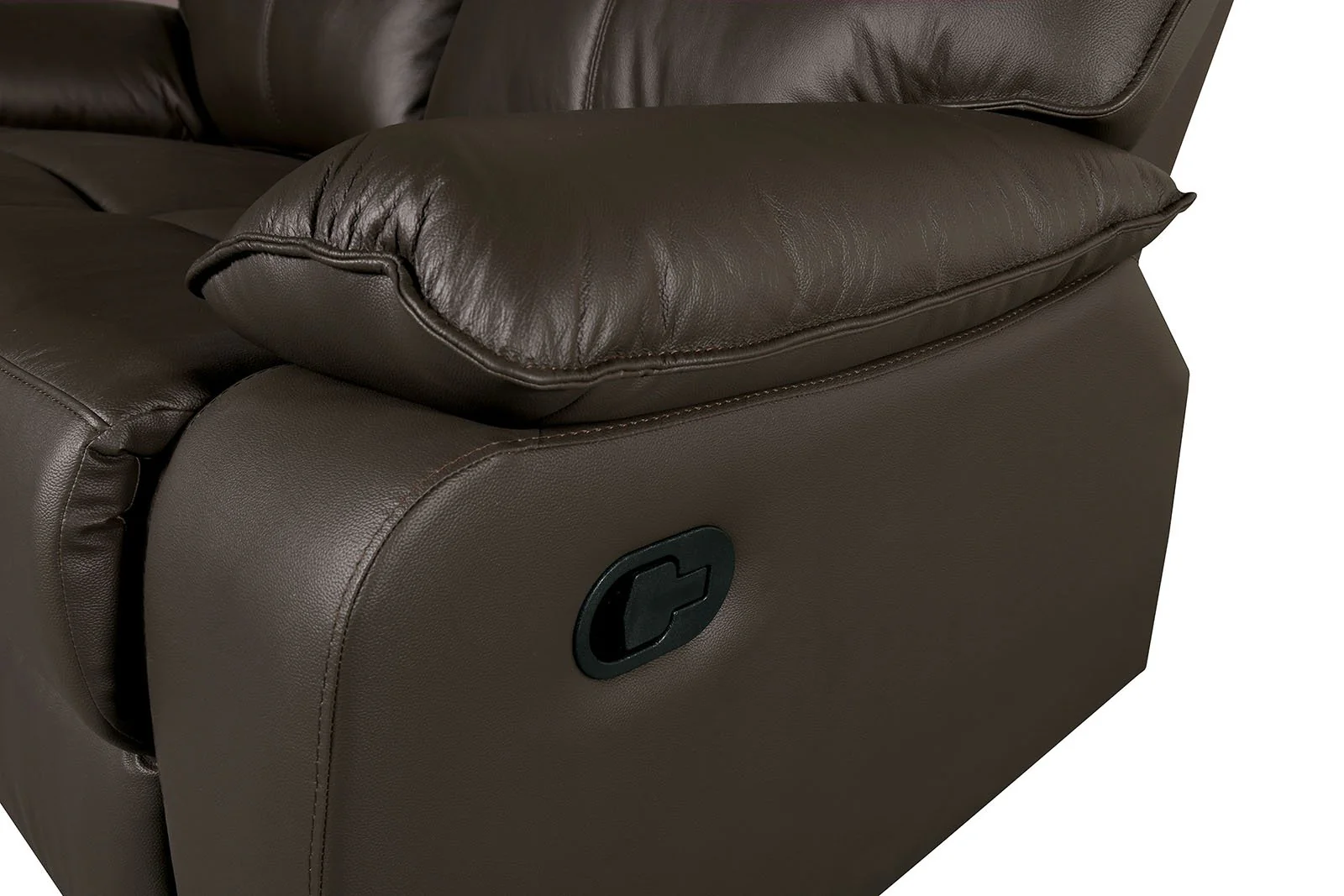 Onoria Sofa + Loveseat Manual, Brown - Image 2