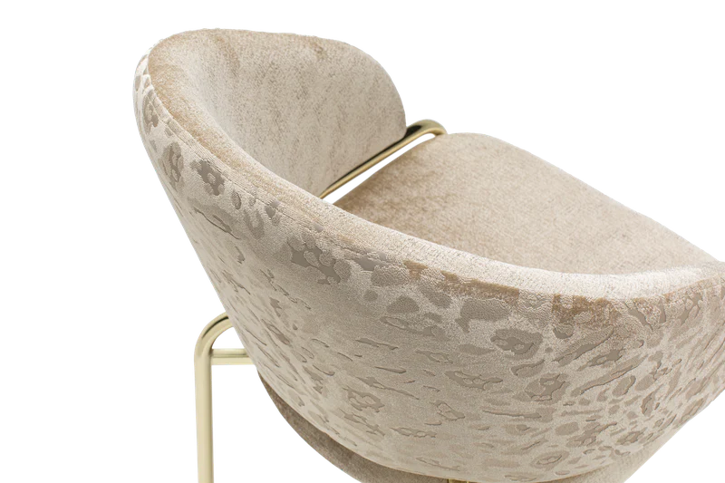 ONYX Gold Legs Beige - 2 Chairs Per Box - Image 4