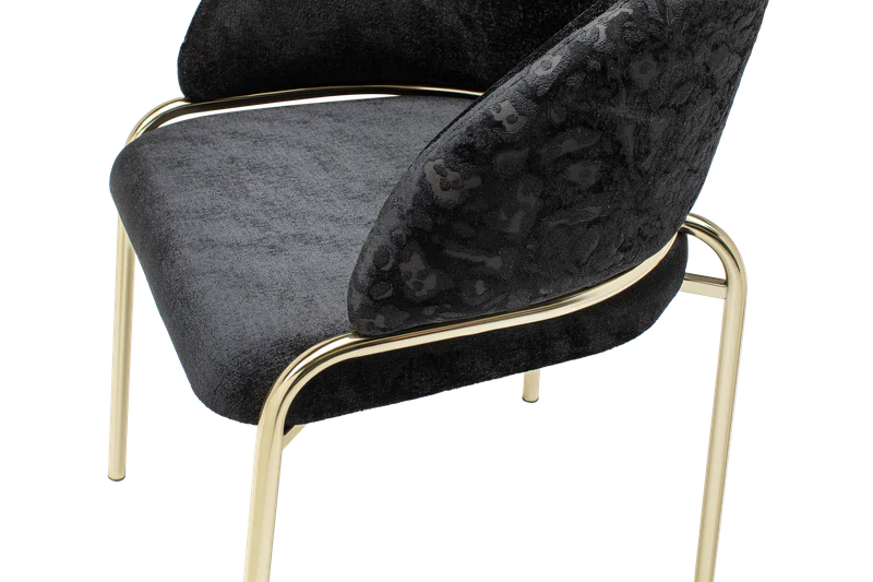 ONYX Gold Legs Black - 2 Chairs Per Box - Image 7