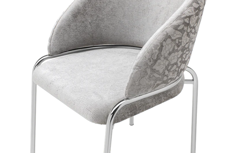 ONYX Steel Legs Light Gray - 2 Chairs Per Box - Image 5