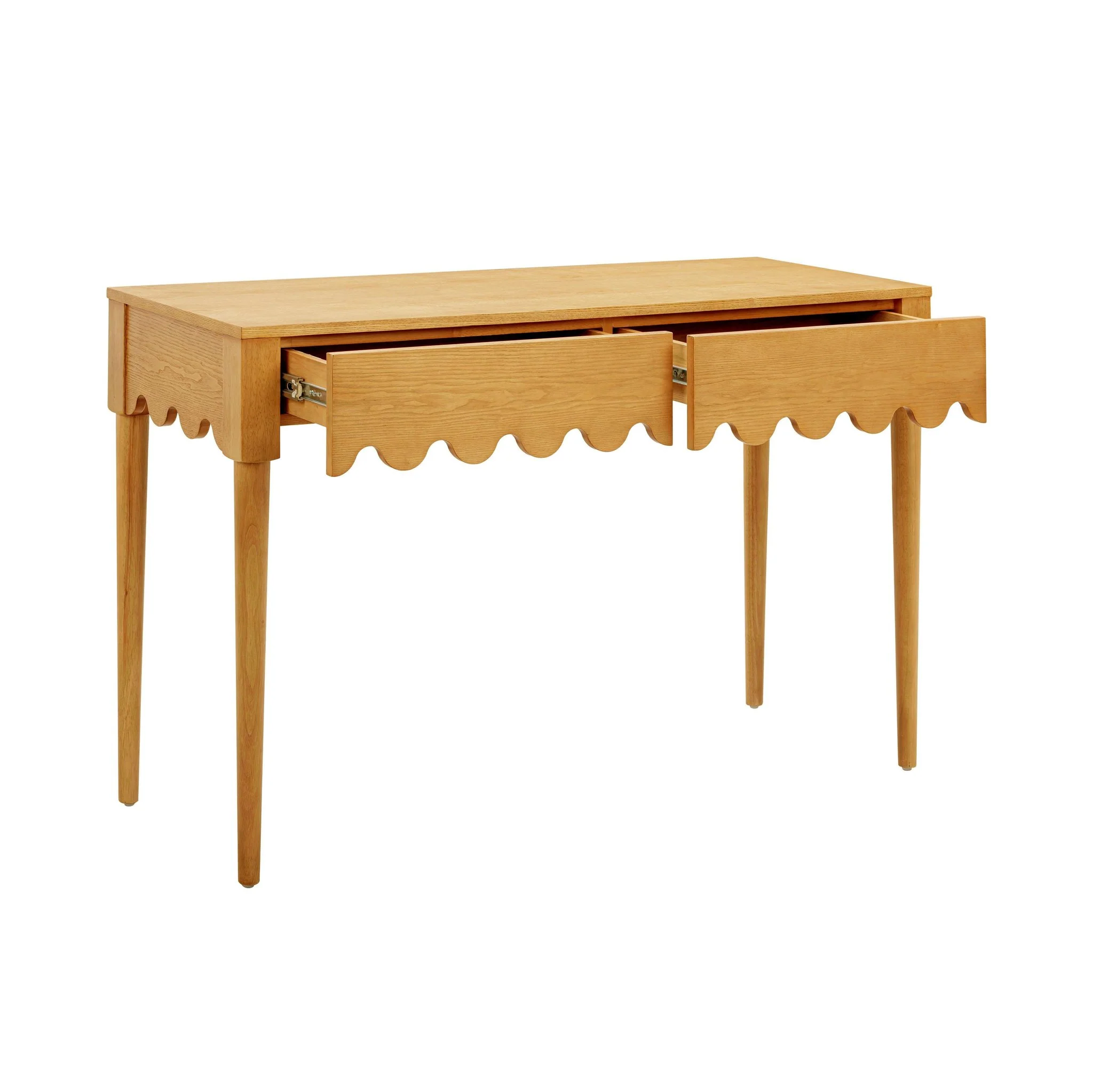 Oodle Natural Ash 2-Drawer Desk - Image 5