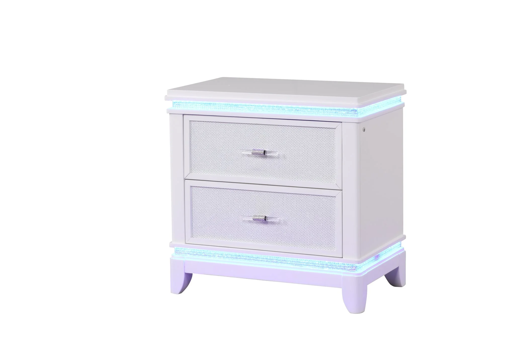 Opium King 4 Pc Bedroom Set Antique White - Image 14