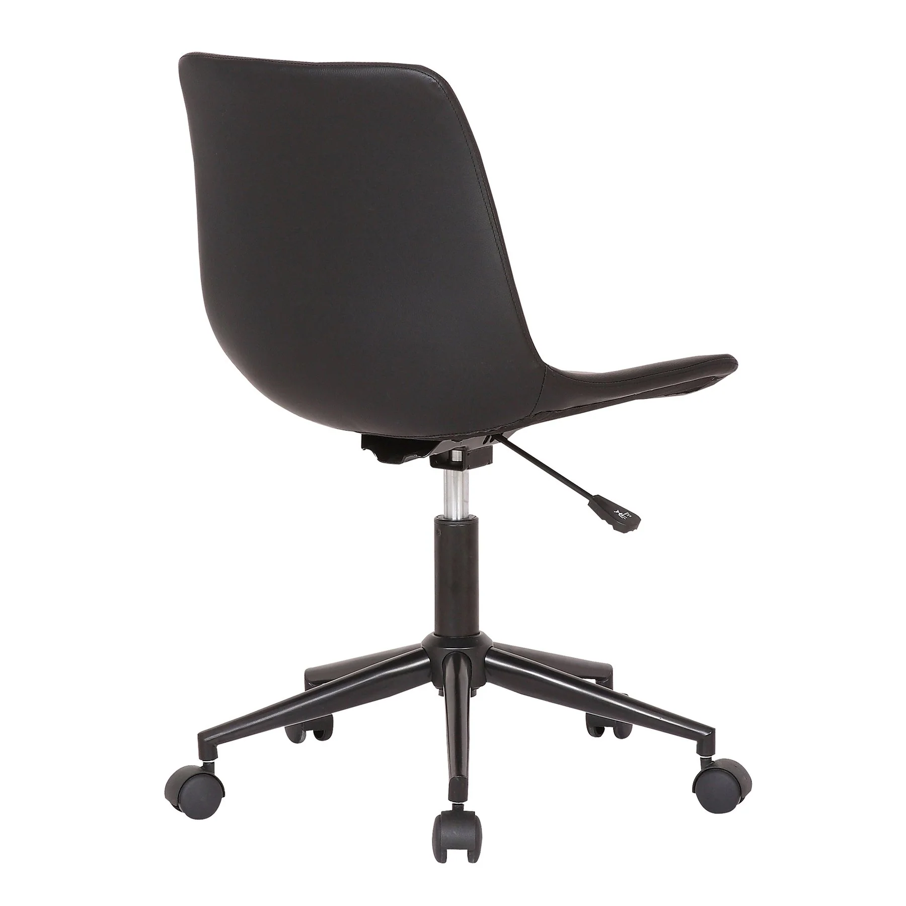 Optima Adjustable Black Faux Leather Task Chair - Image 4