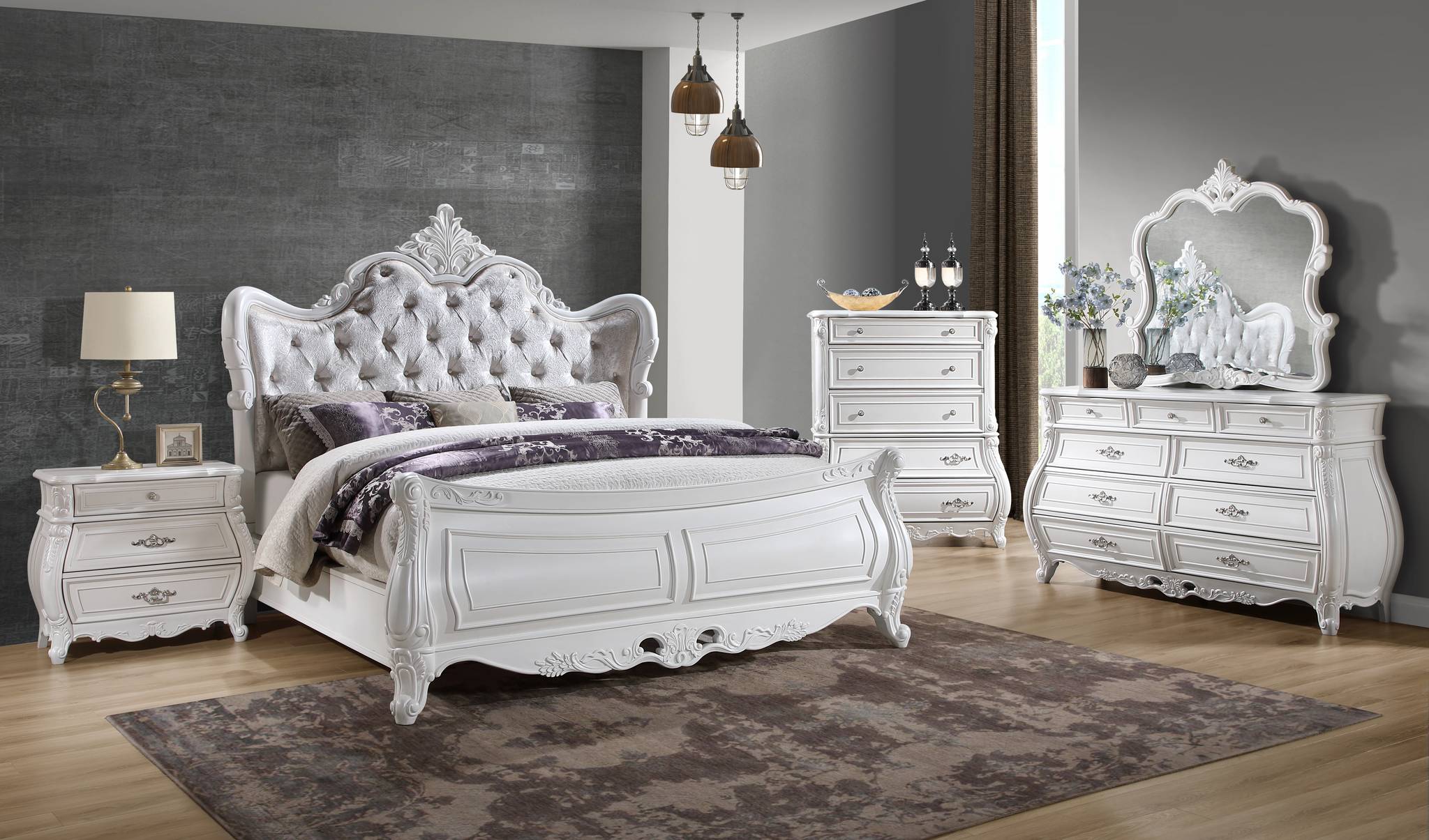 Opulence Queen 5PC Bedroom Set - Image 22