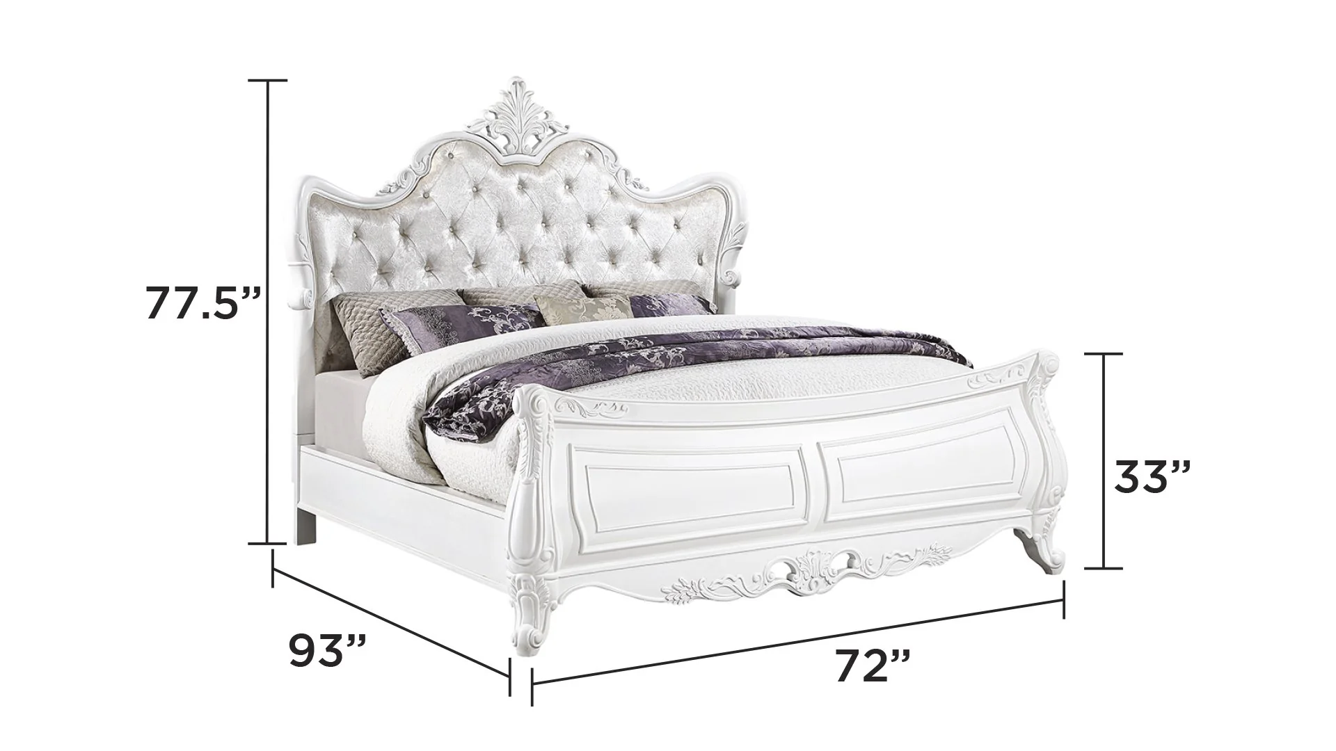 Opulence Queen 5PC Bedroom Set - Image 4