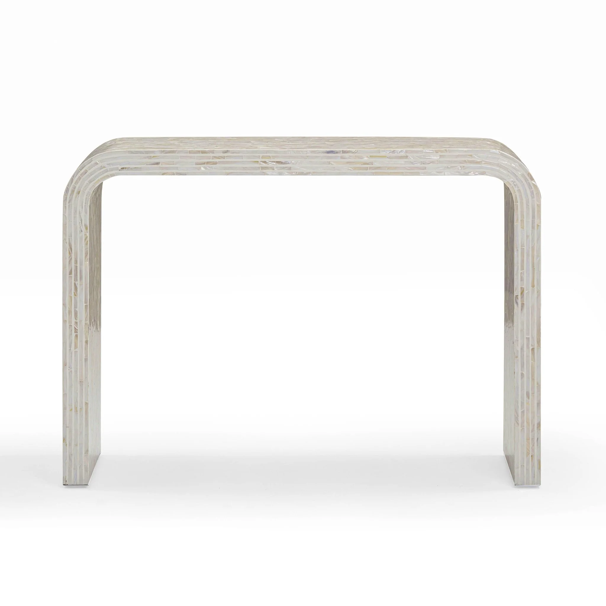 Opus Cream Capiz Shell Console Table - Image 3