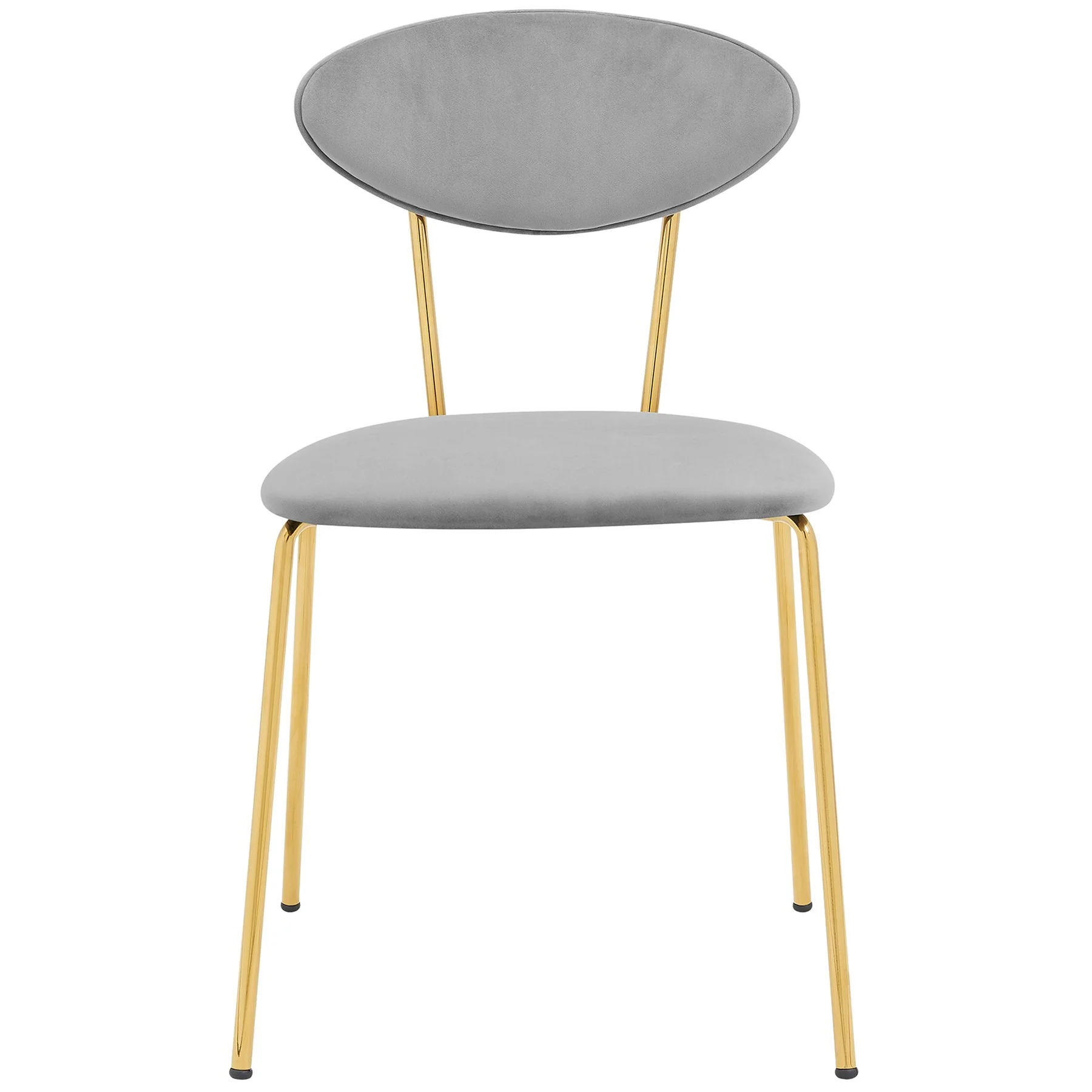 Oshen 26" Blue Faux Leather and Metal Counter Height Bar Stool - Image 5