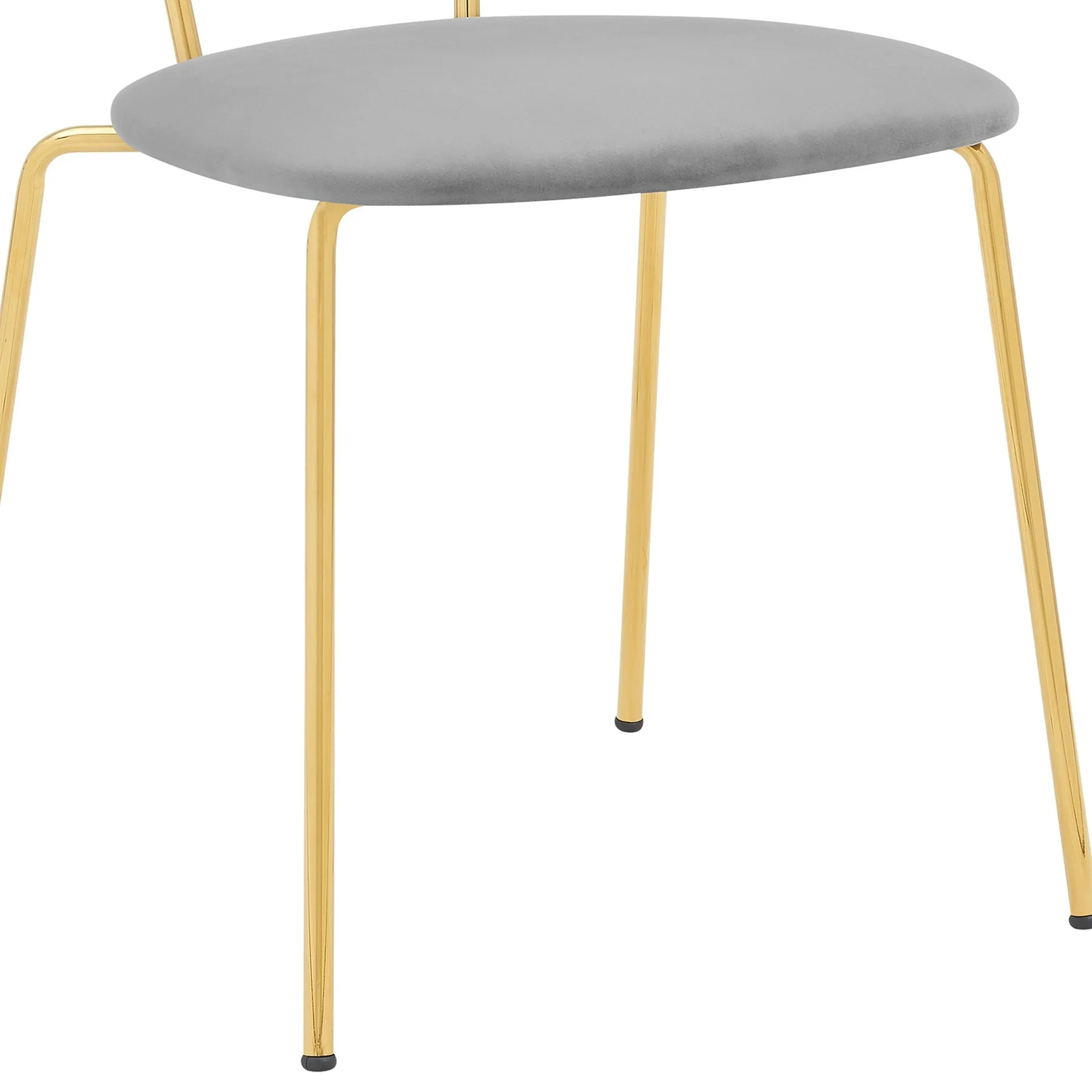 Oshen 26" Blue Faux Leather and Metal Counter Height Bar Stool - Image 9
