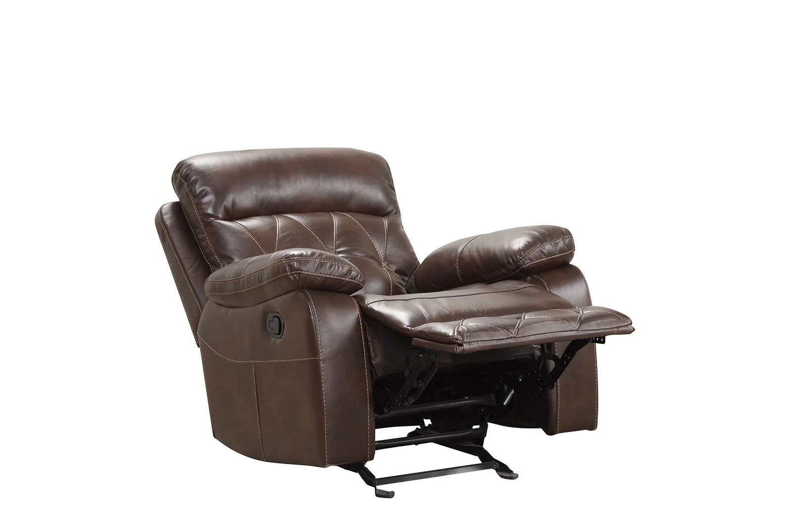 Osias Glider Recliner, Brown - Image 4