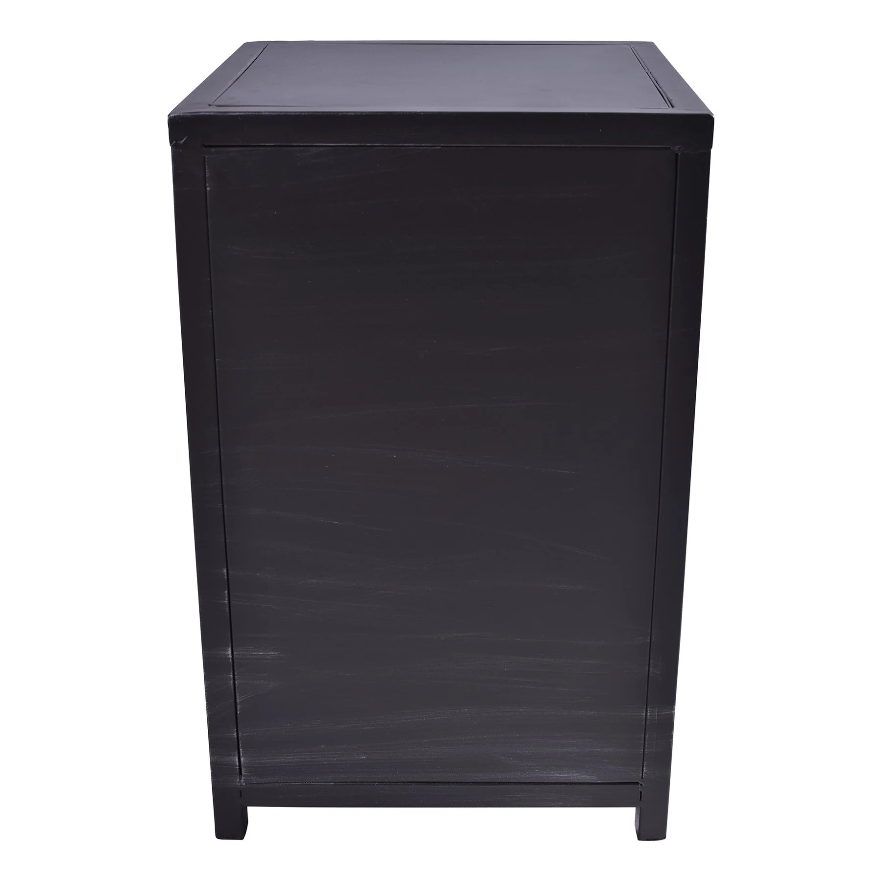 Oskar Industrial 3-Drawer End Table in Industrial Gray and Pine Wood - Image 6