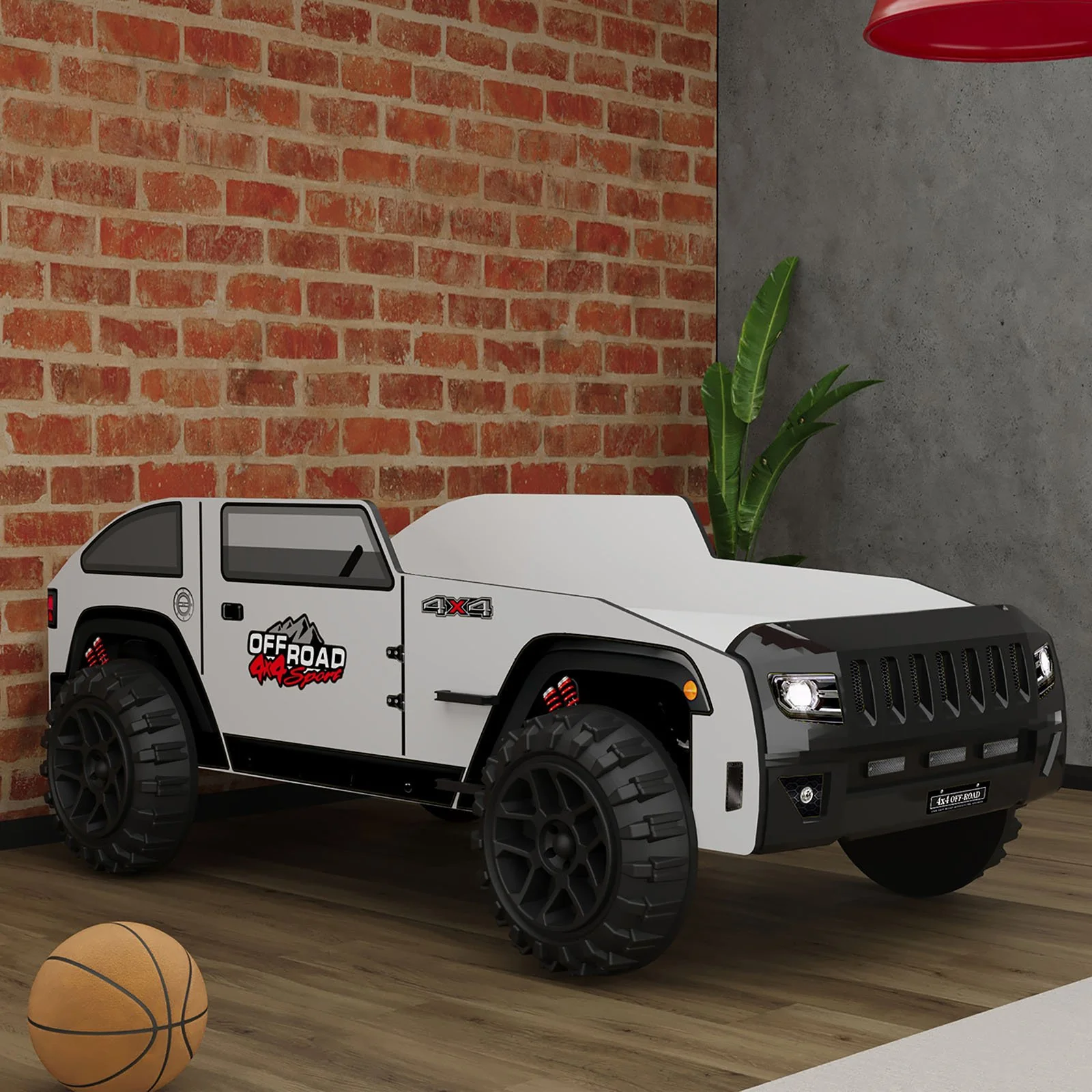 Overlander Car Bed, Black/White - Image 2
