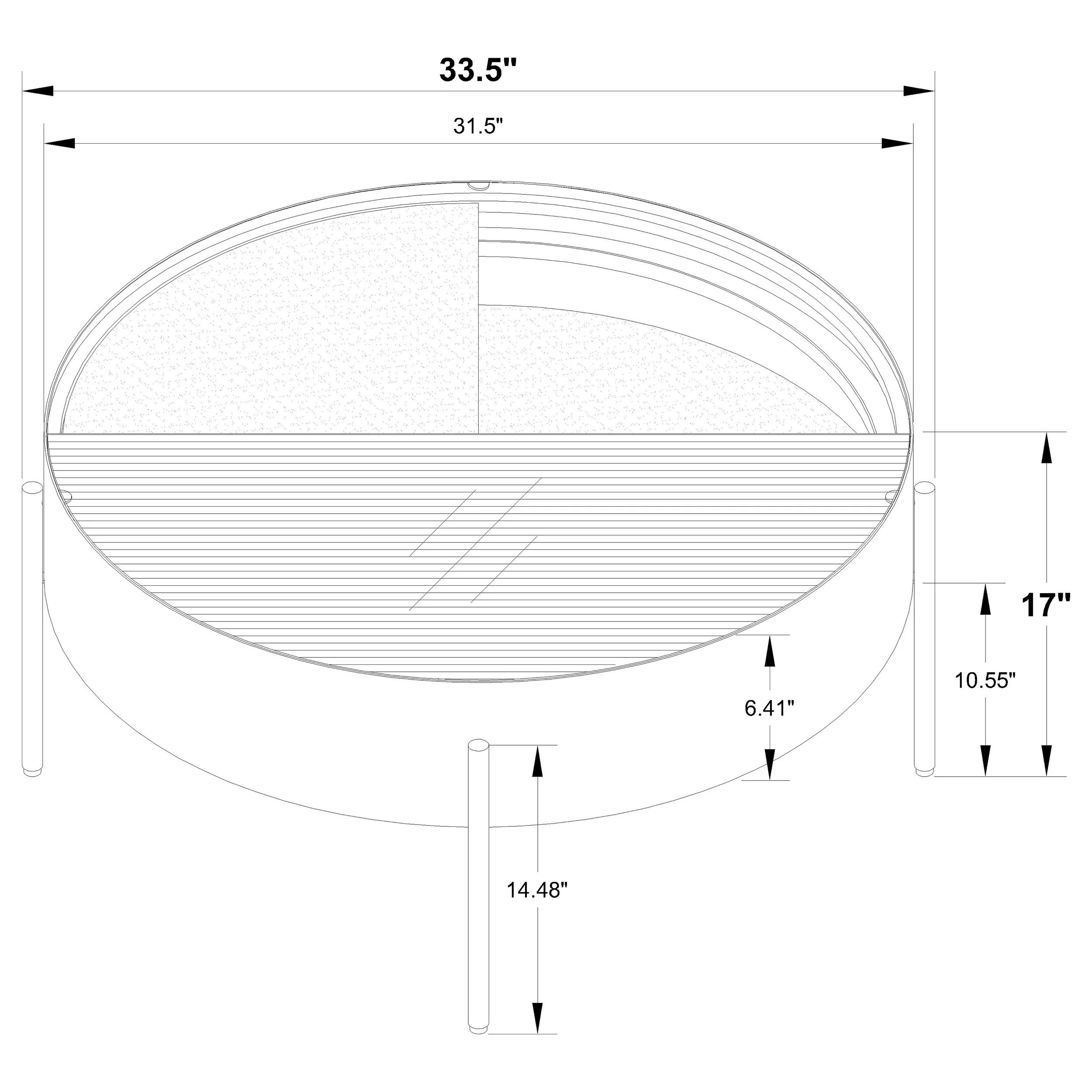 Ozella Coffee Table - Image 8
