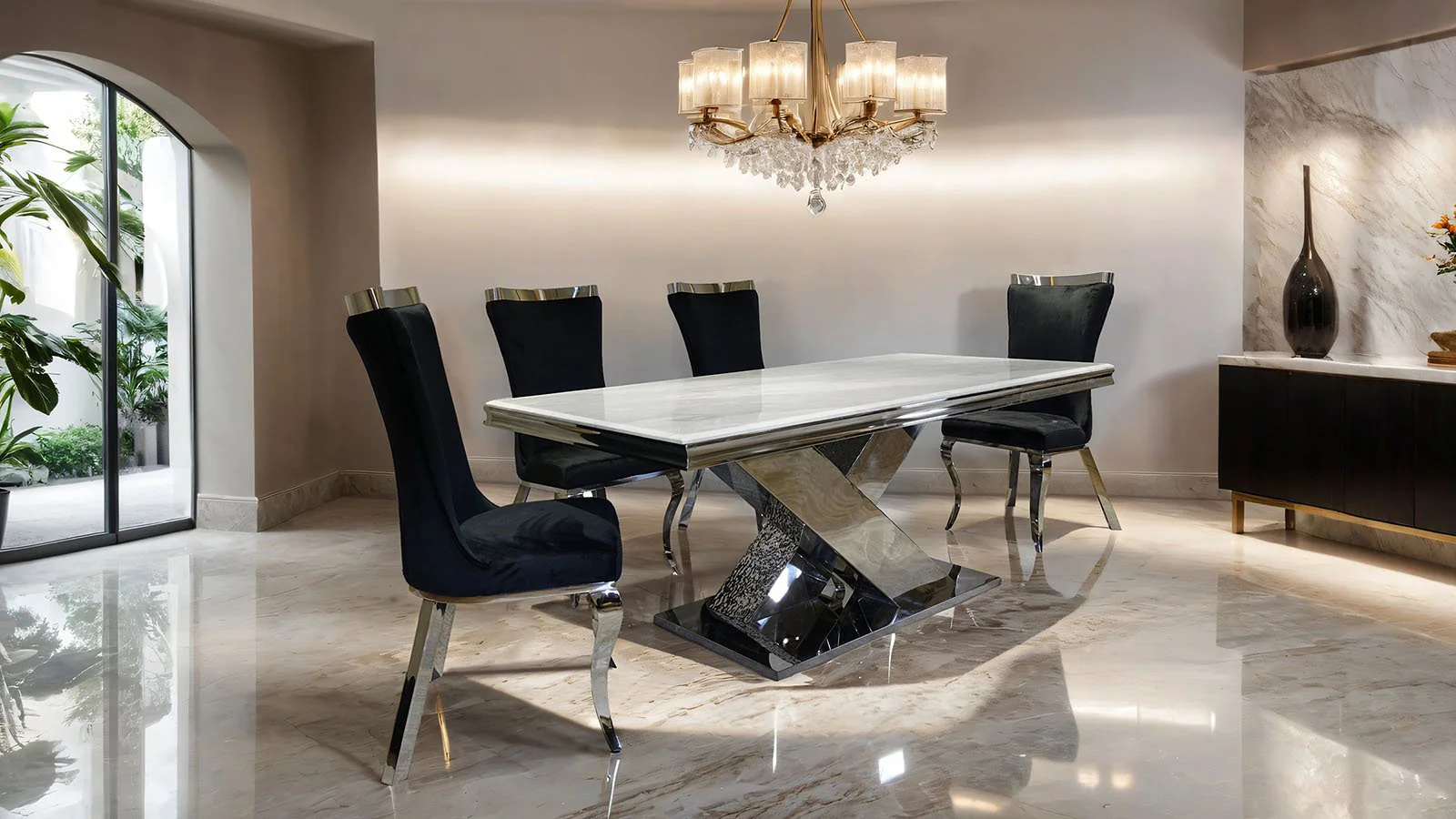 Palazzo 7 Pc. Dining Table Set - Image 3