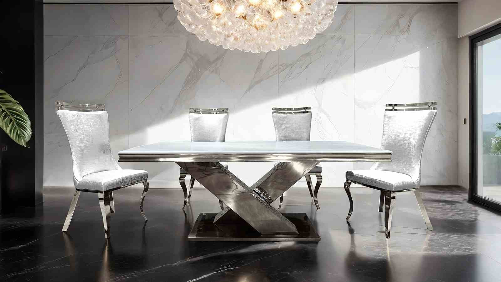 Palazzo Silver Chair (2/CTN), Black - Image 3