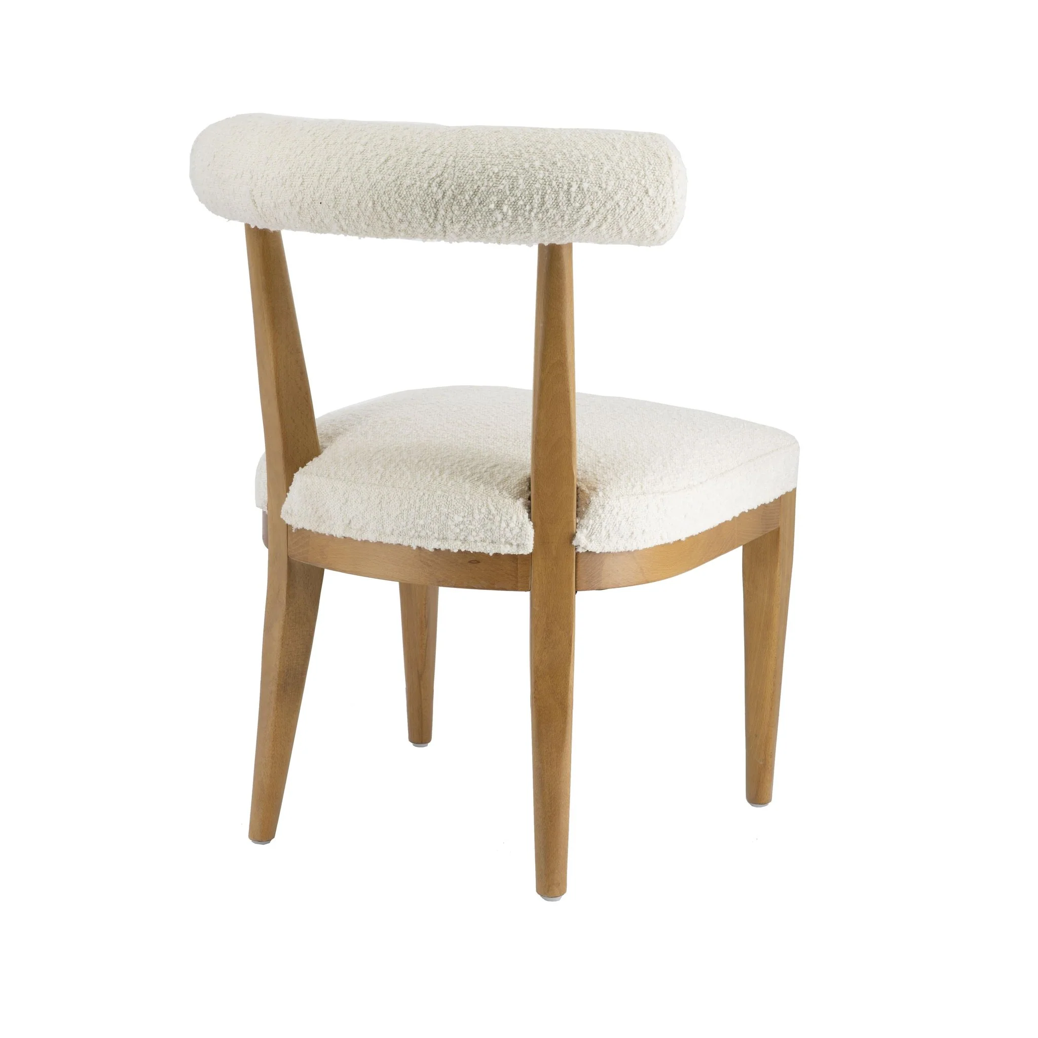 Palla Cream Performance Boucle Dining Chair - Image 5