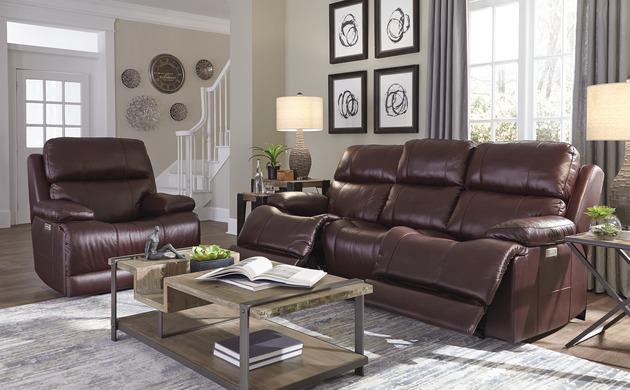 Palliser Furniture Kenaston Power Sofa Recliner w/ Power Headrest - Image 3