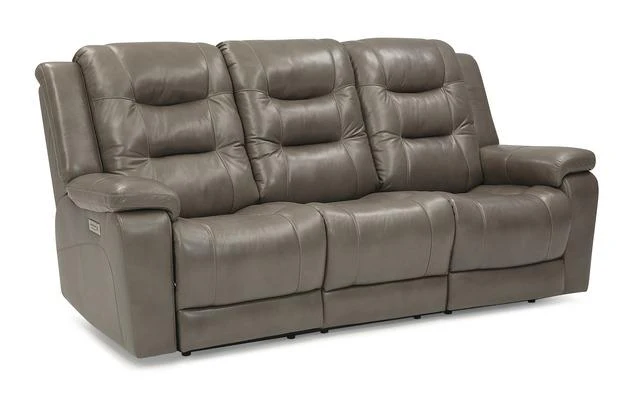 Palliser Furniture Leighton Leather Sofa Power Recliner w/ Power Headrest - Image 2