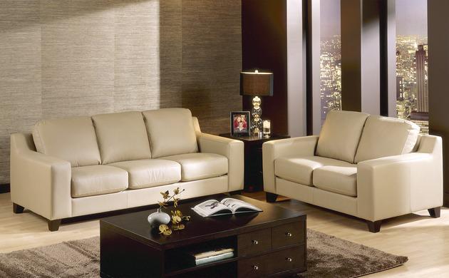 Palliser Furniture Reed Leather Sofa - Image 2