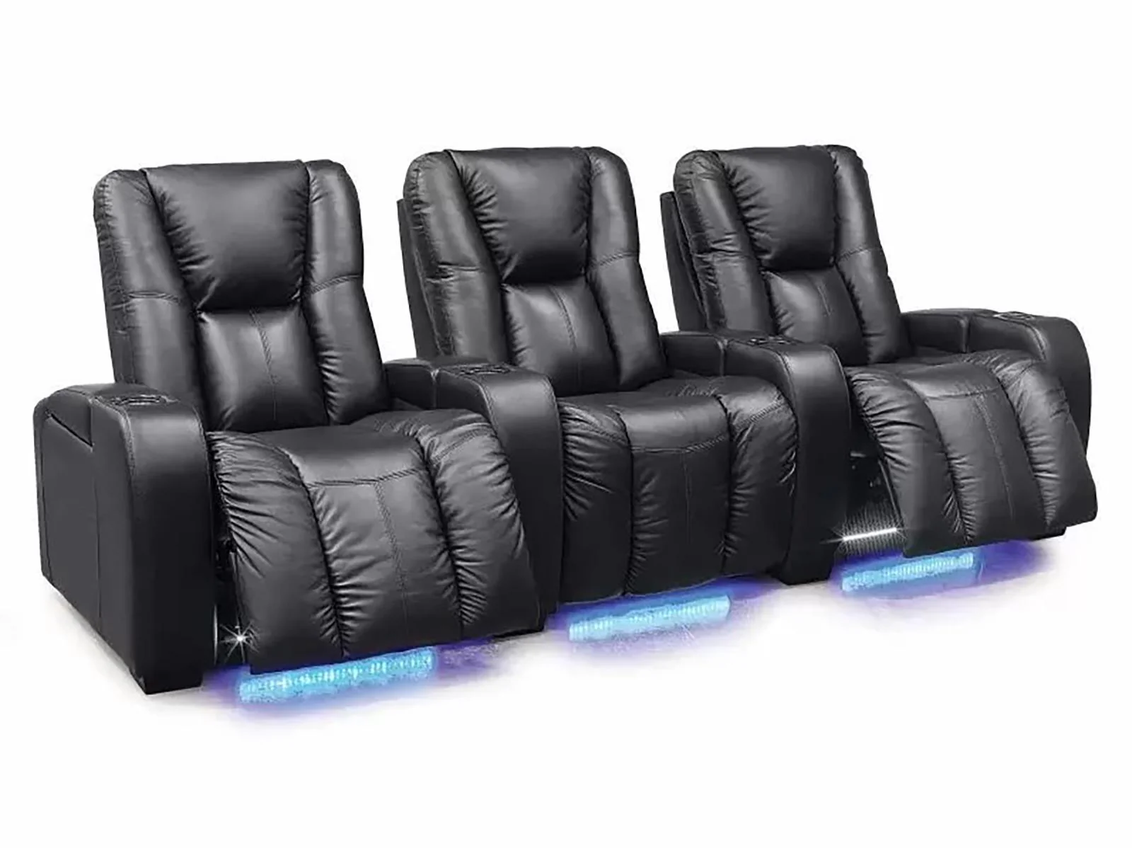 Palliser Media 3 Seats Straight Right Hand Facing Power Recliner Sectional - Image 2
