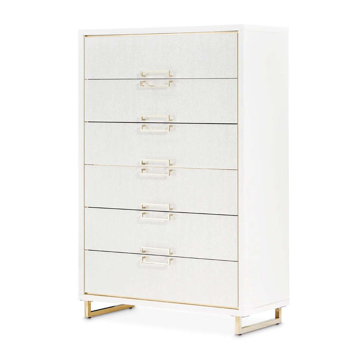 Palm Gate 6-Drawer Chest - Cloud White - Image 8