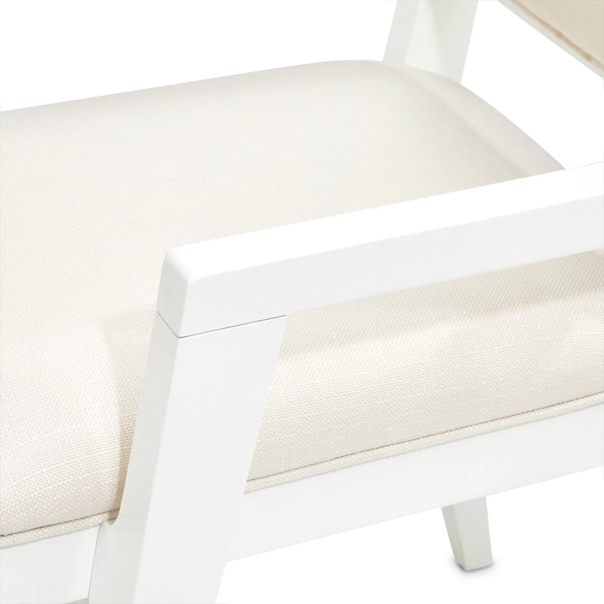Palm Gate Arm Chair - Cloud White - Image 10