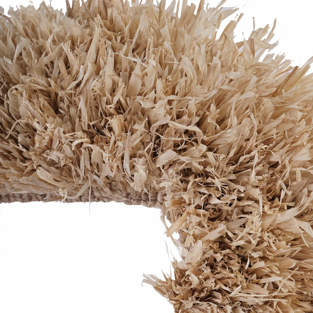 Palm Natural Sisal Rectangular Wall Mirror - Image 4