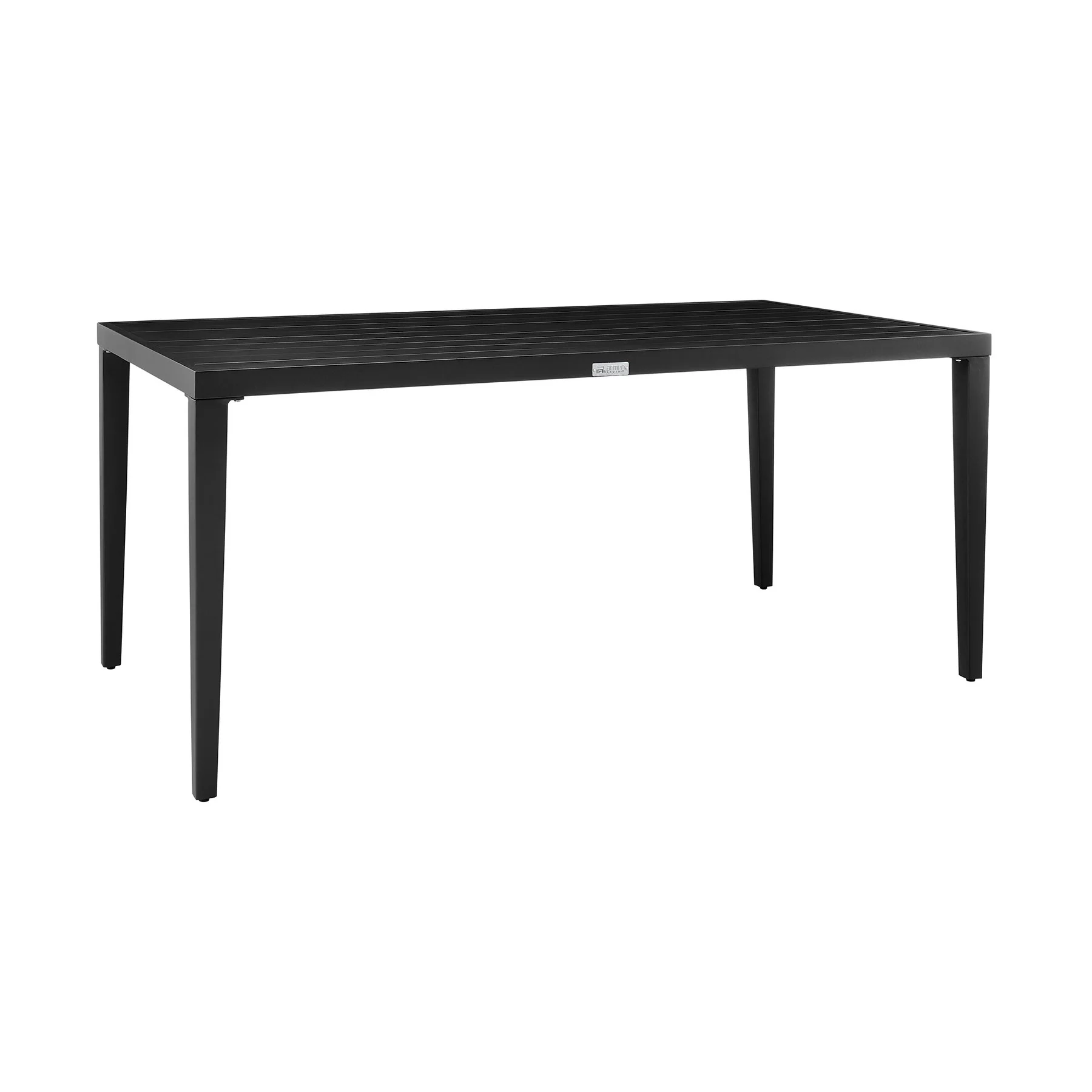 Palma Outdoor Patio Dining Table in Aluminum - Image 2