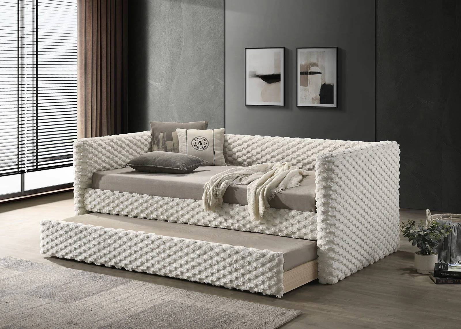 Palmeri Twin Daybed w/ Trundle