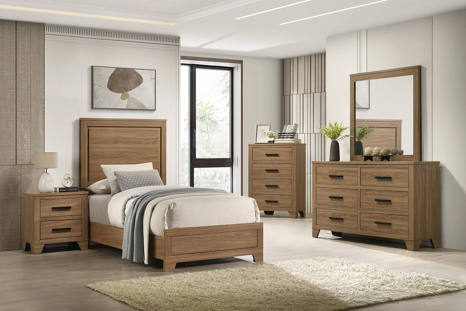 Panelli 4 Pc. Full Bedroom Set - Image 2