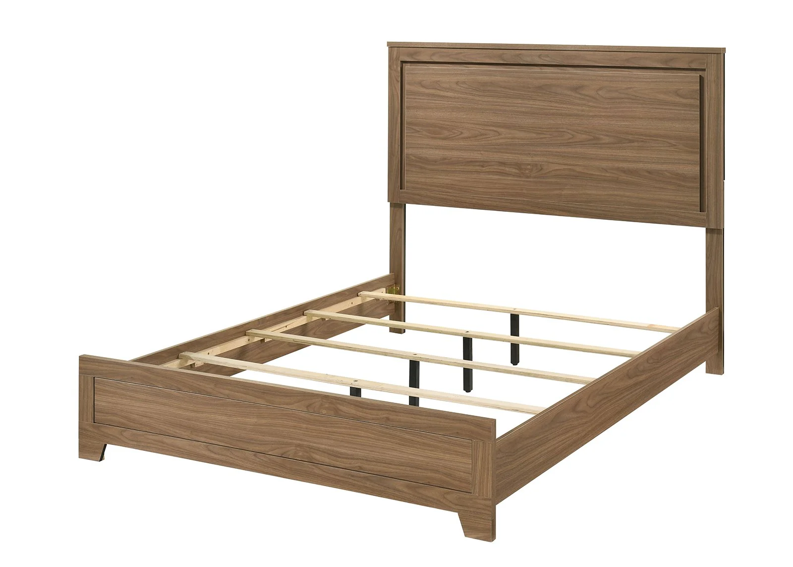 Panelli E.King Bed, Chestnut Brown - Image 3