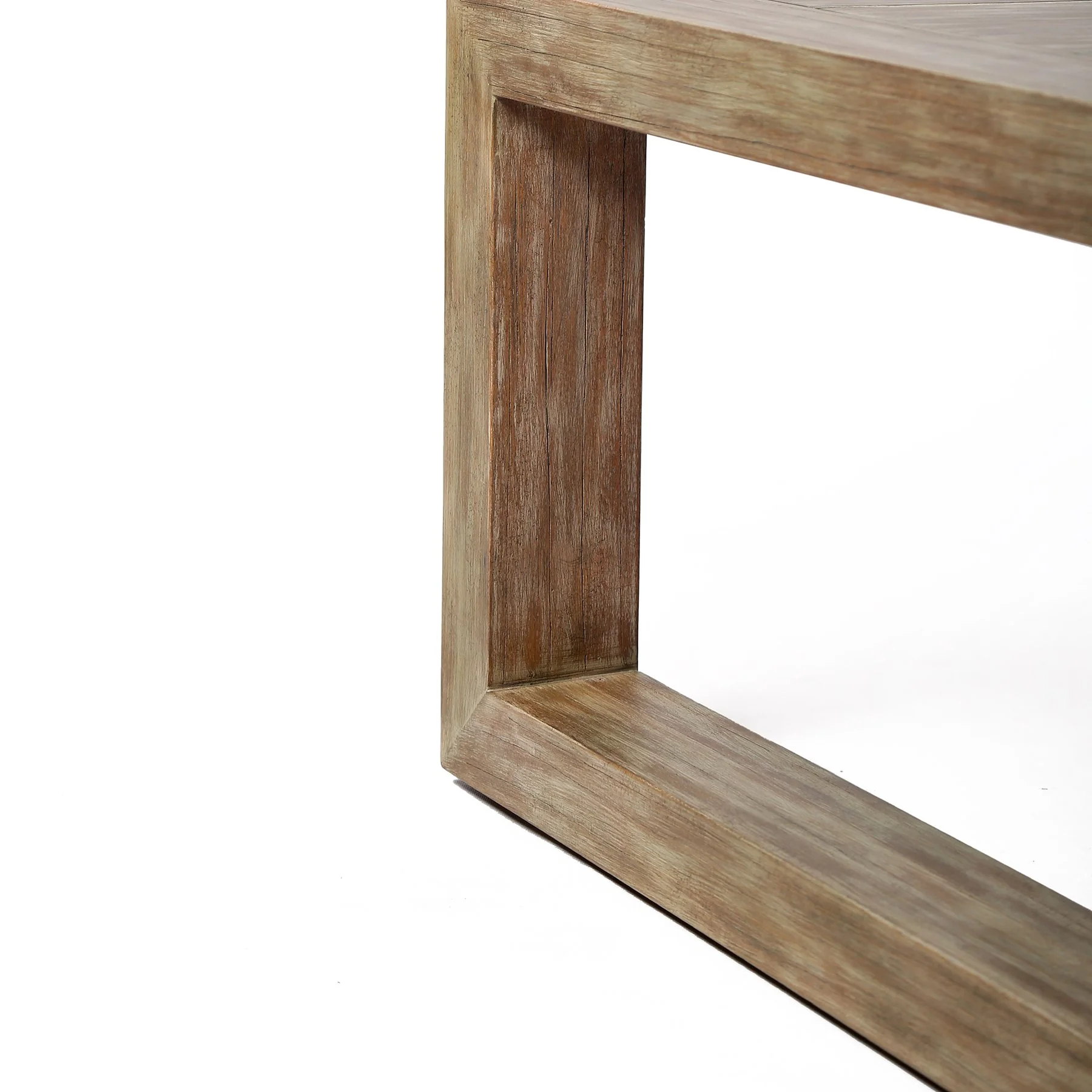 Paradise Outdoor Light Eucalyptus Wood Coffee Table - Image 4